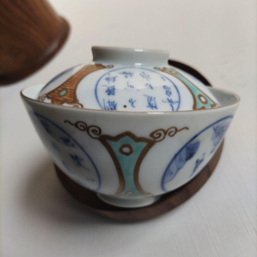 お椀五脚セット珍しい円形化粧箱入り値下げ致しました。