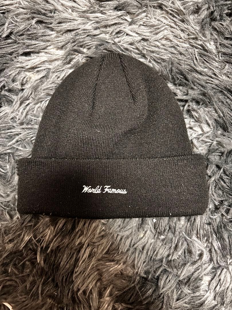 Supreme ニット帽 黒色