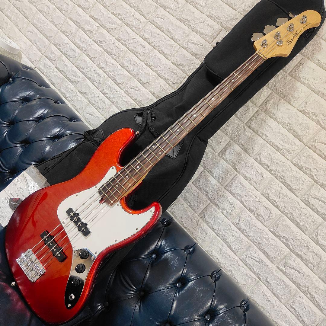 Bacchus BJB-1R CAR ジャズベース ケース付き