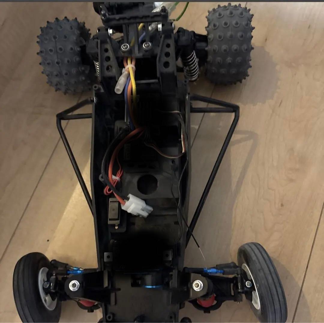 タミヤ ホーネットevo ピンクタイヤ他オプション付属　メカレス
