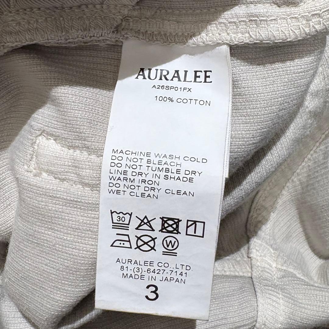 【オーラリー】26ss/コーディロイパンツ/サイズ3/新品未使用
