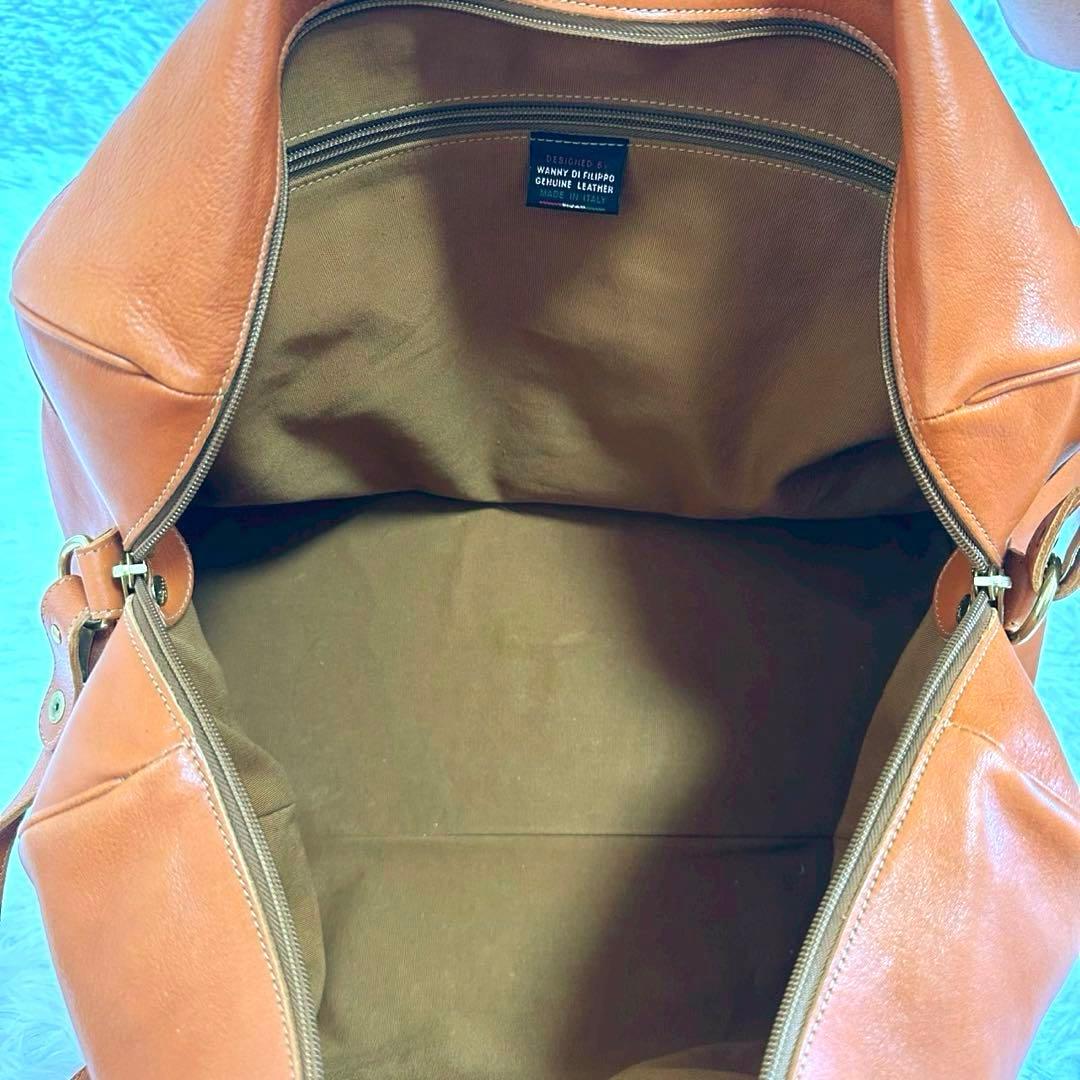 美品✨現行 イルビゾンテ 2way トラベル　ボストンバッグ ヤマヌメ 牛革