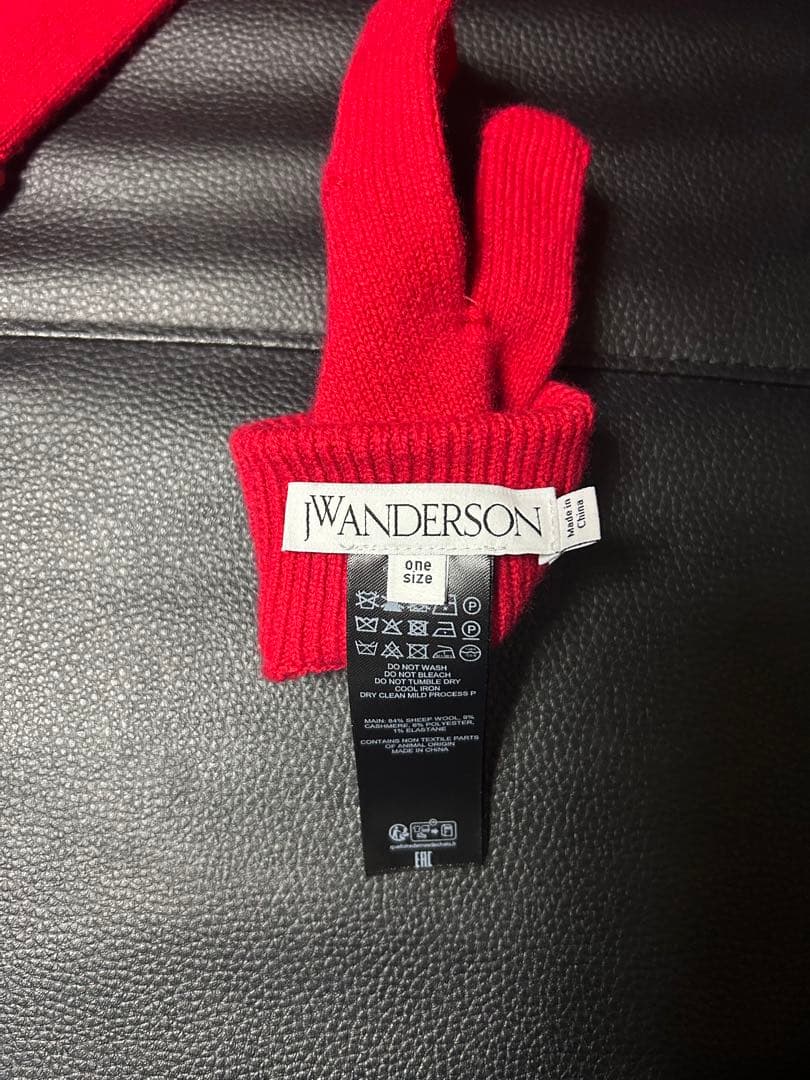 JW Anderson アンカーロゴ　ニット　手袋