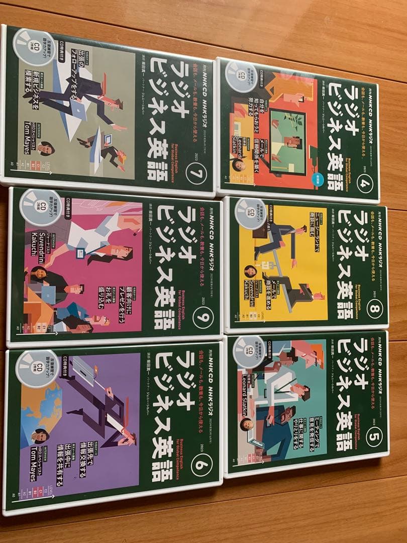 NHKラジオビジネス英語 セット 4-9号 CD付き