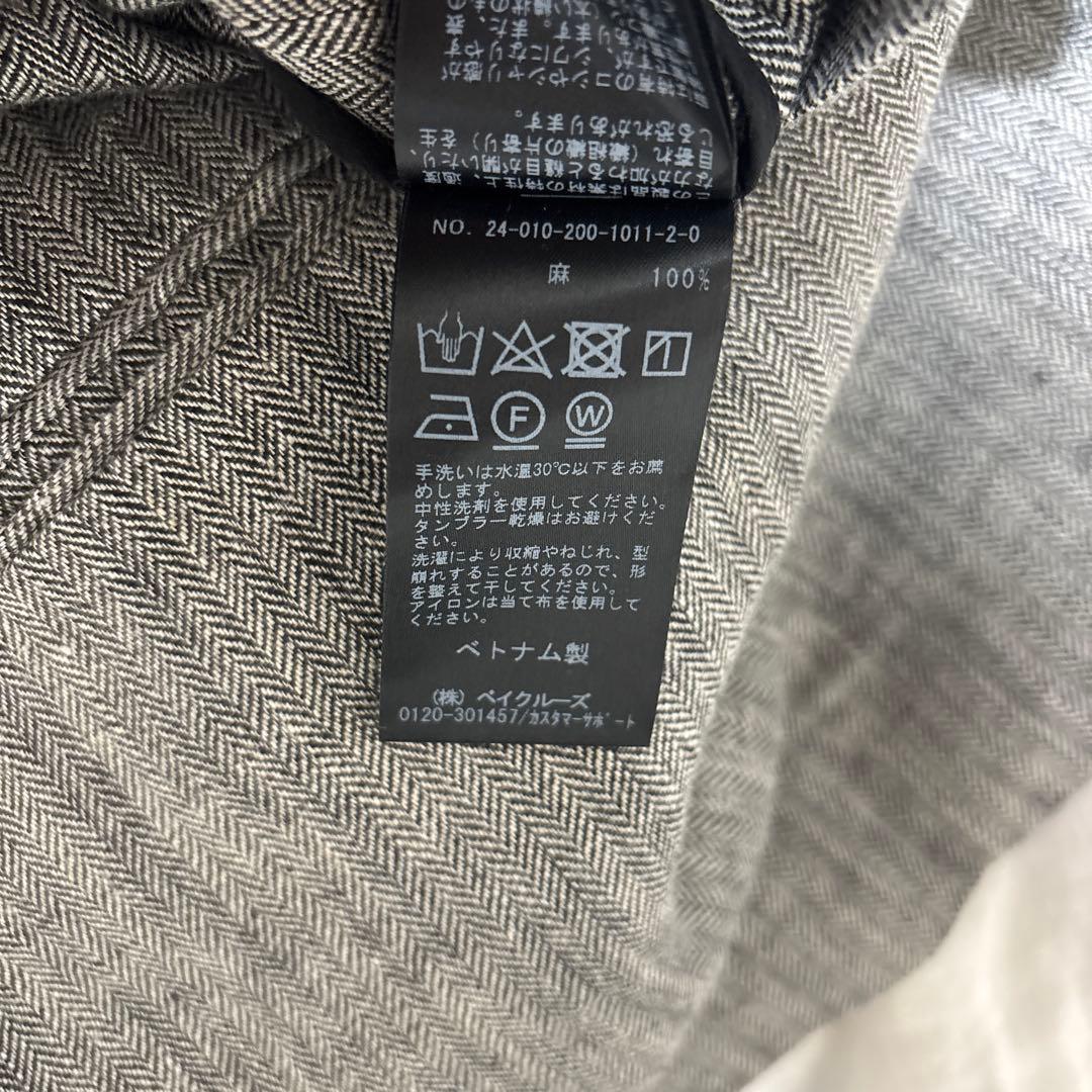 Spick&Span スピック&スパン　リネンエアリージャケット