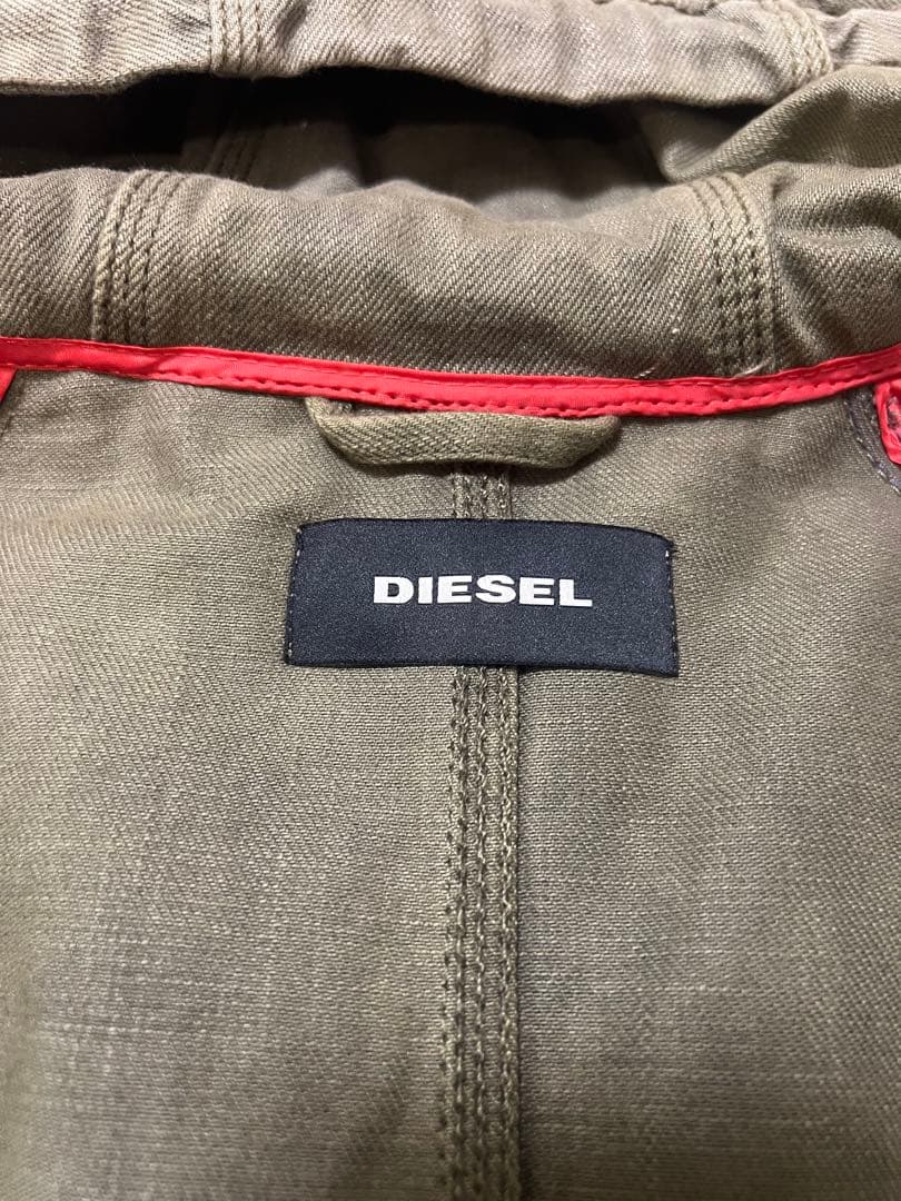 DIESEL デニムドッキングモッズコート