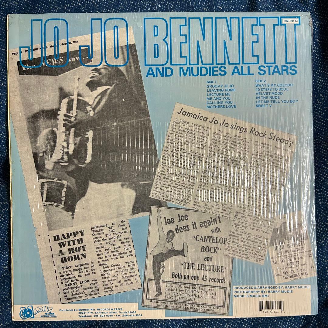 ［珍盤］Jo Jo Bennett Groovy Joe LPレコード レゲエ
