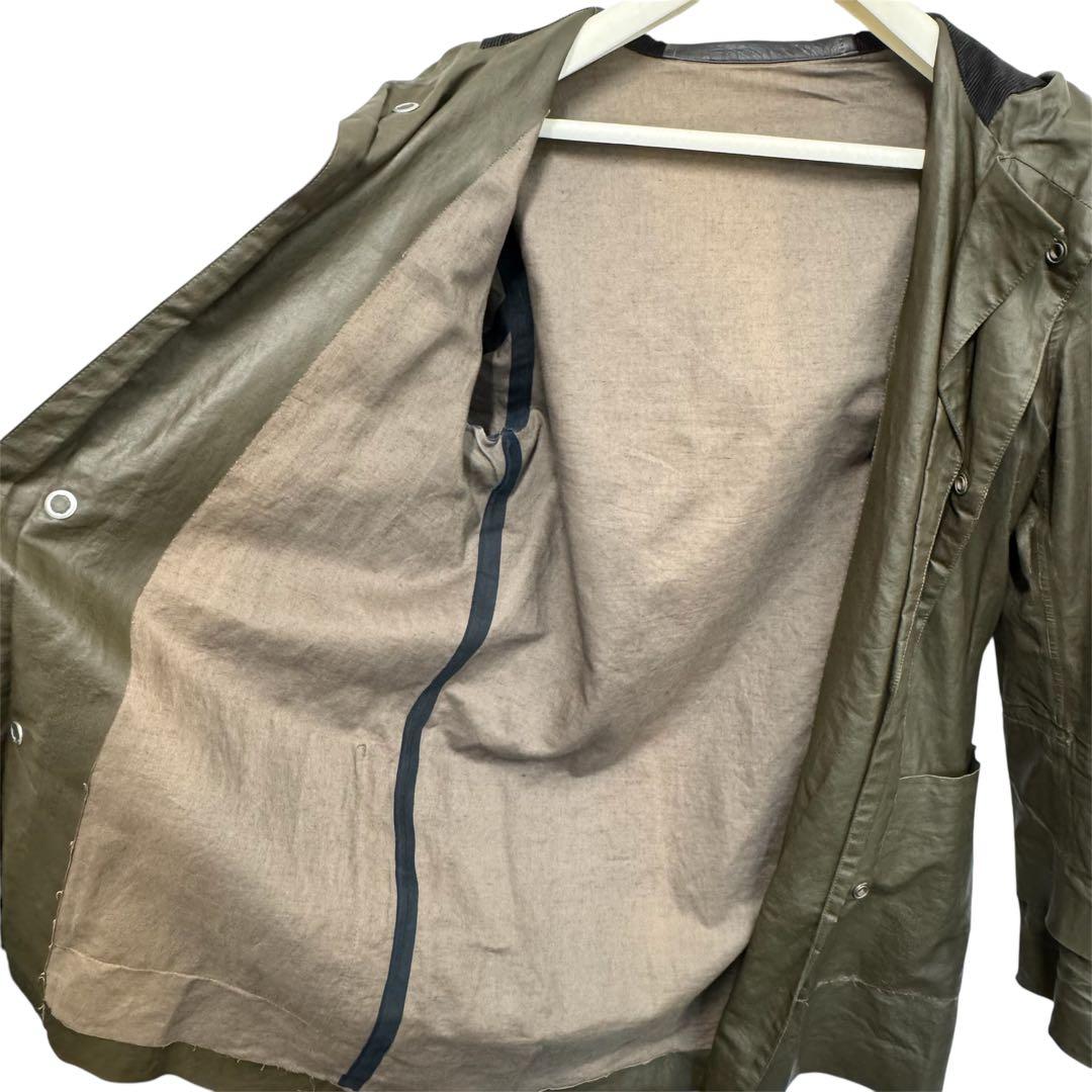 【激レア】BALENCIAGA バレンシアガ ナイロン×レザー フードジャケット