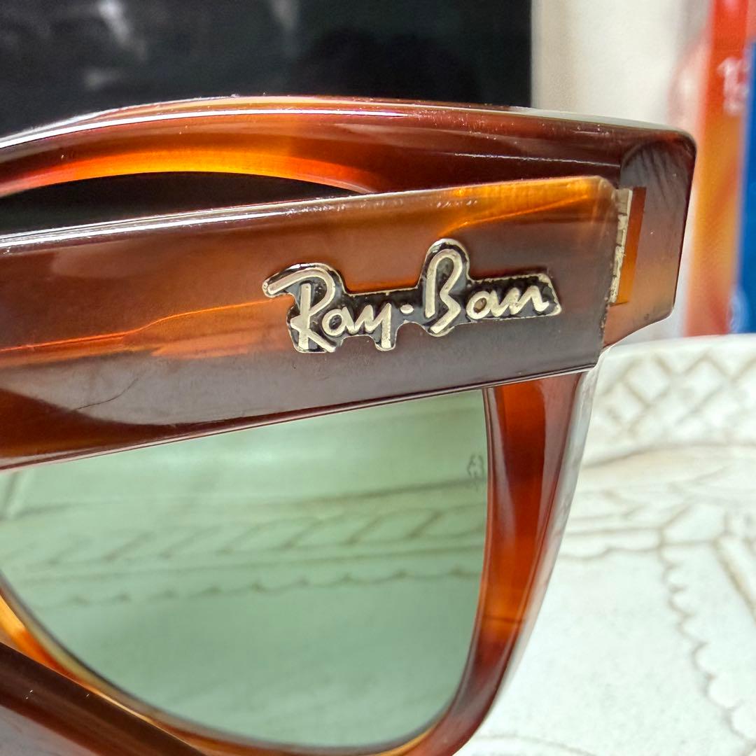 Ray Ban レイバン ブラウンプラスチックフレームグリーンレンズ サングラス