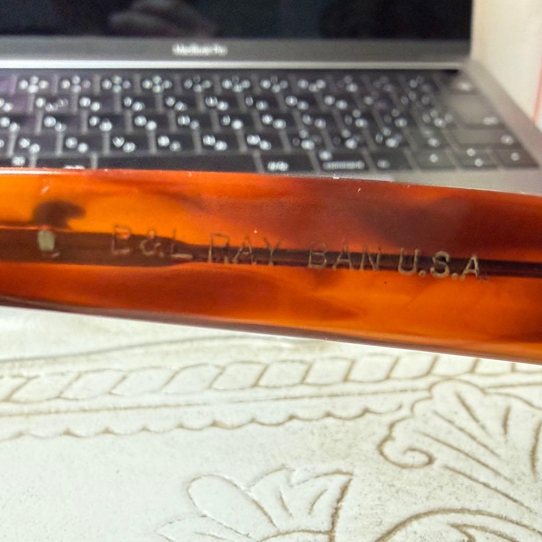 Ray Ban レイバン ブラウンプラスチックフレームグリーンレンズ サングラス