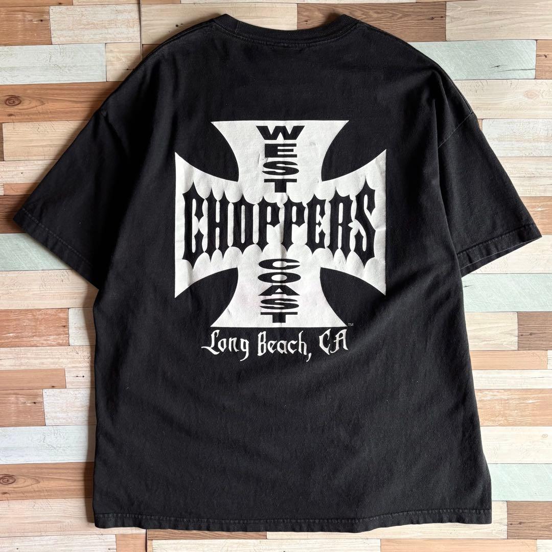 90s 00s West Coast Choppers プリントTシャツ XL