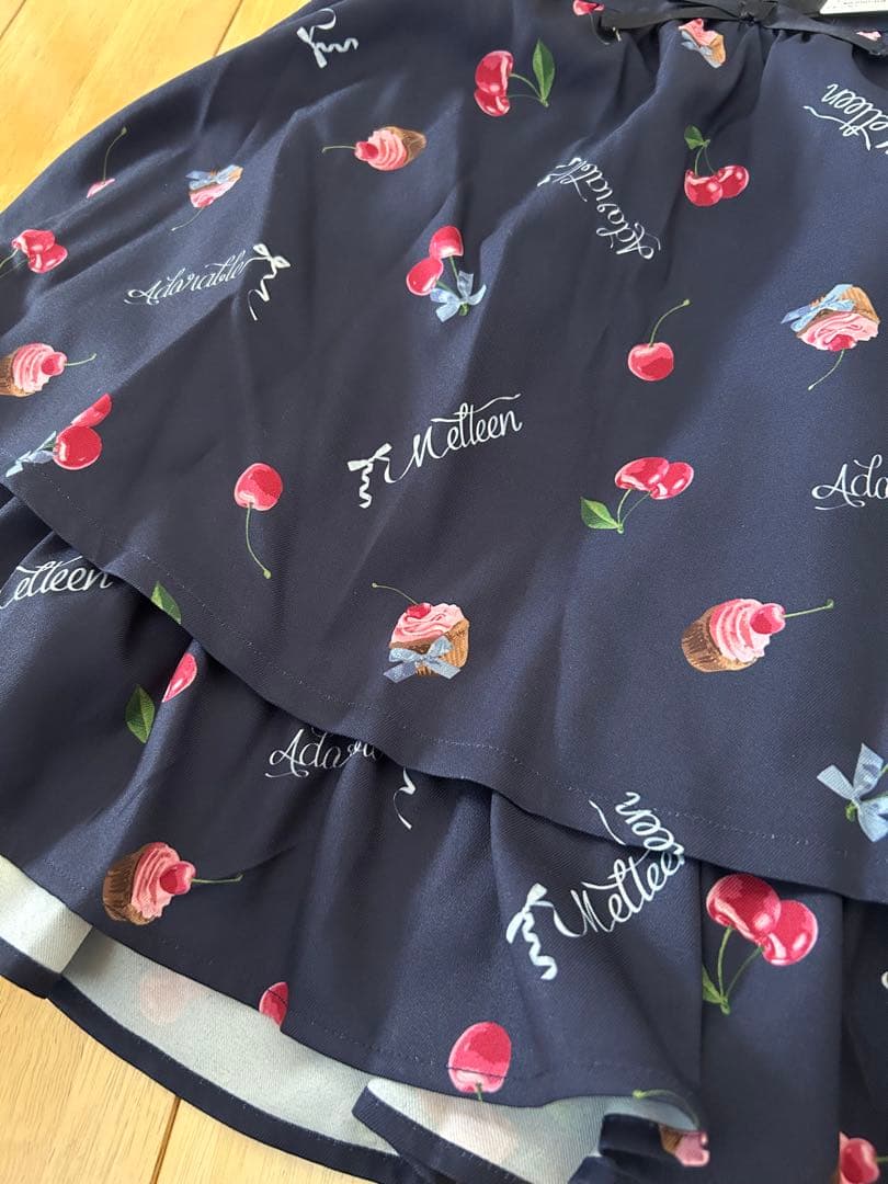 メゾピアノジュニア バニーベリーズTシャツ メルティーン スカート