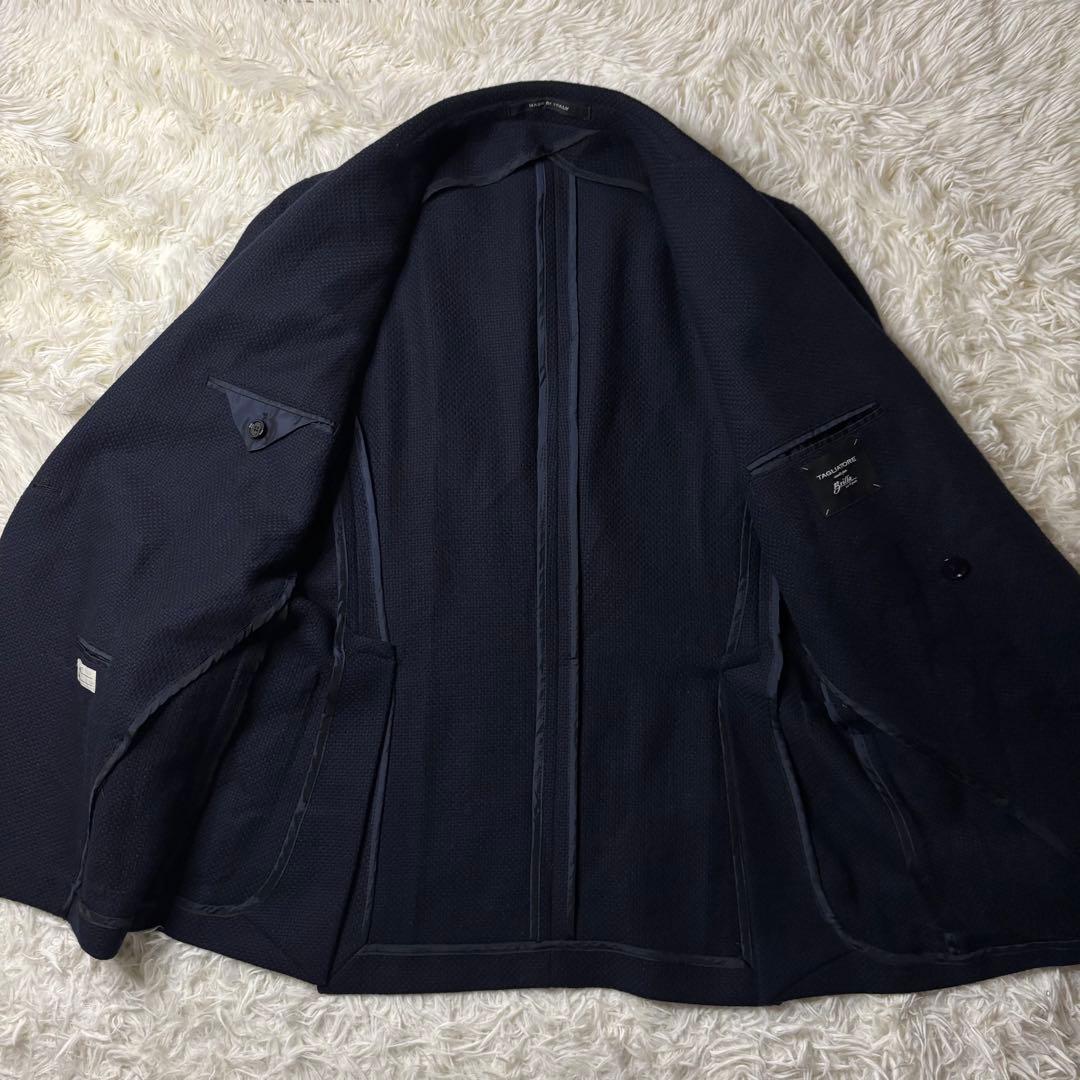 TAGLIATORE Brilla ダブル 紺ブレ アンコン 銀ボタン