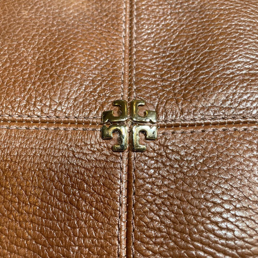 美品　トリーバーチ　ロングブーツ　シボ革　ブラウン　茶色　22.5cm