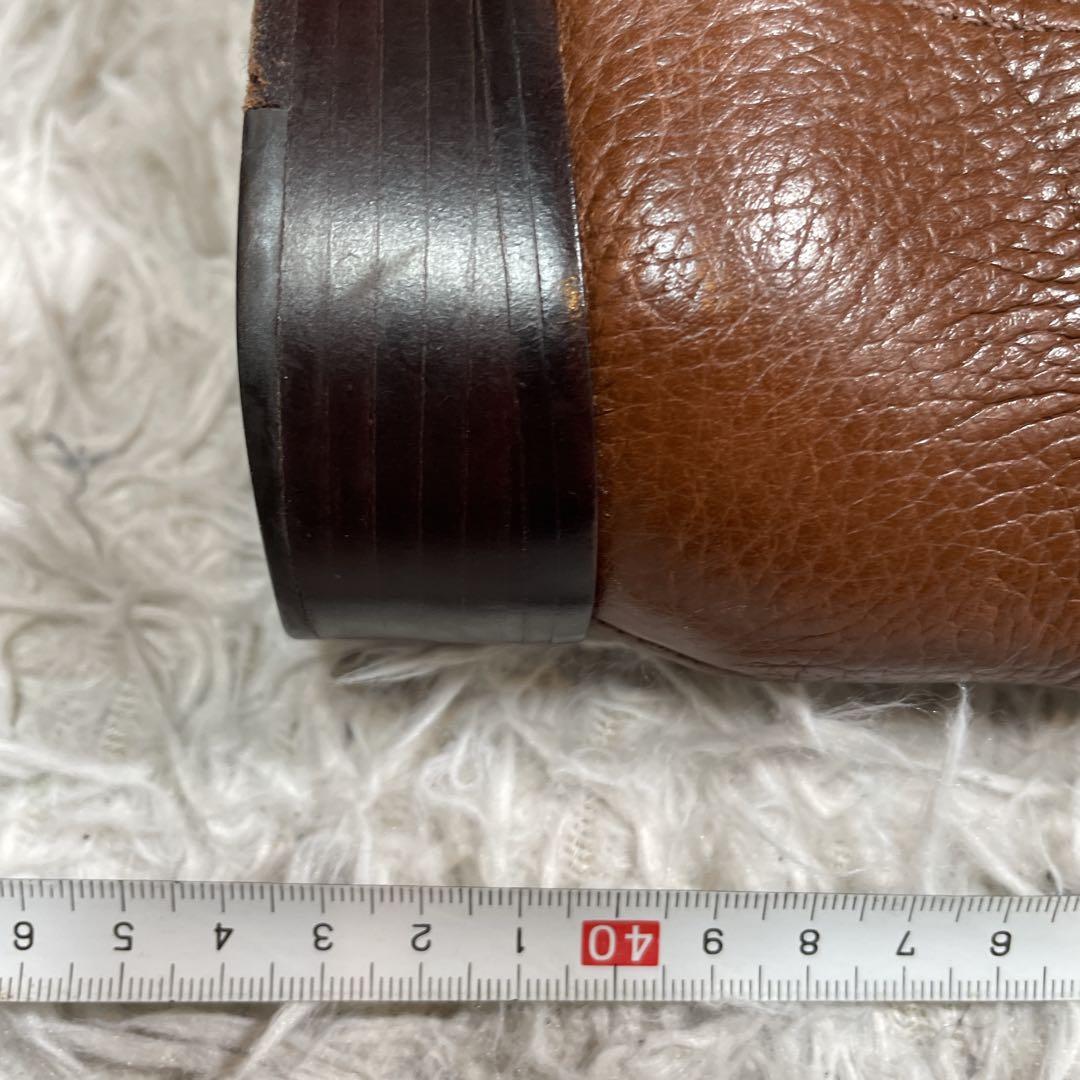 美品　トリーバーチ　ロングブーツ　シボ革　ブラウン　茶色　22.5cm
