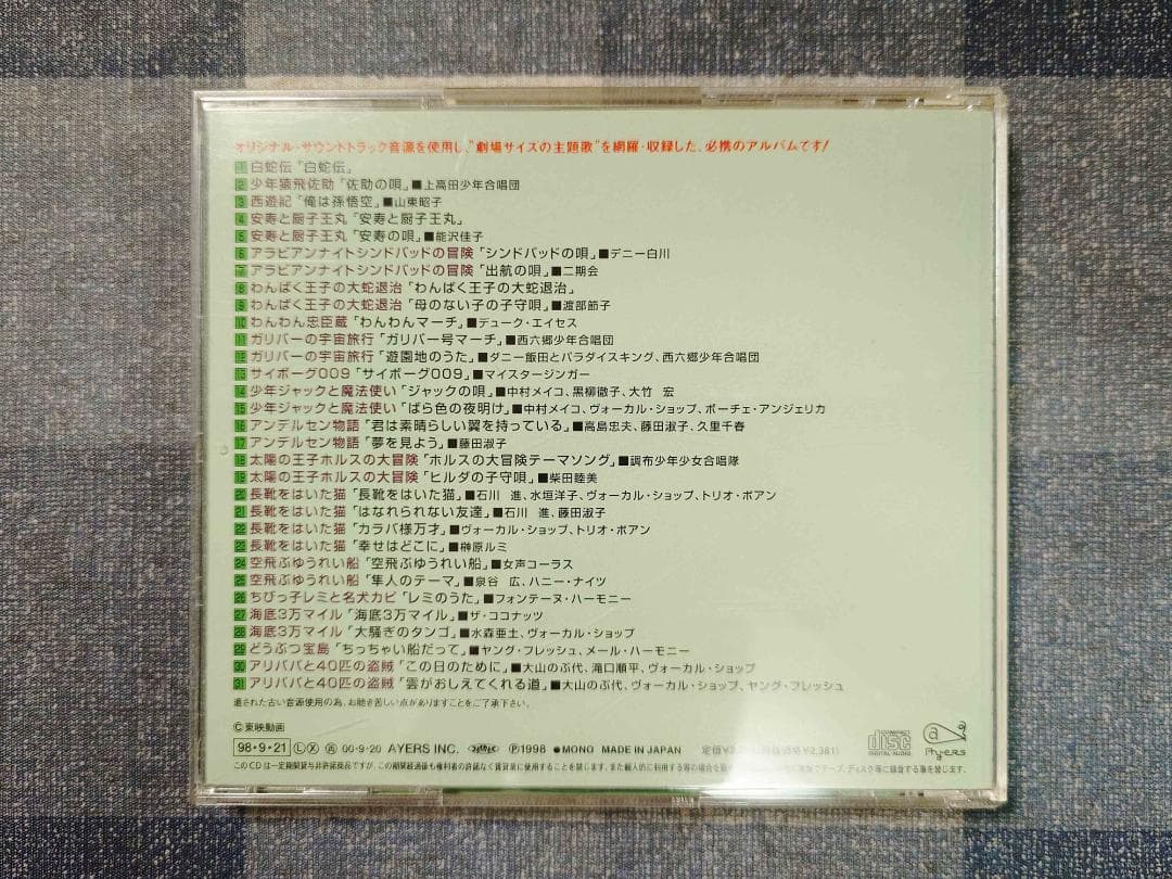 【中古美品】東映映画アンソロジー 劇場篇 1958～1971 CD