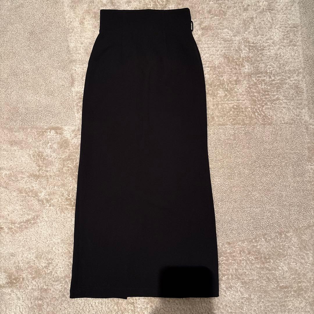 【週末限定】クラネ HIGH WAIST STRAIGHT SKIRT BLK