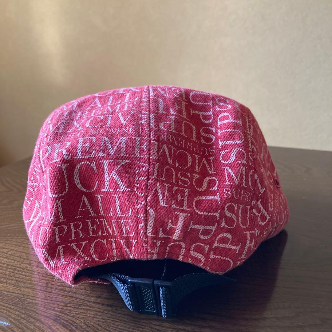 値下げ　Supreme Fuck ' Em All Denim Camp Cap