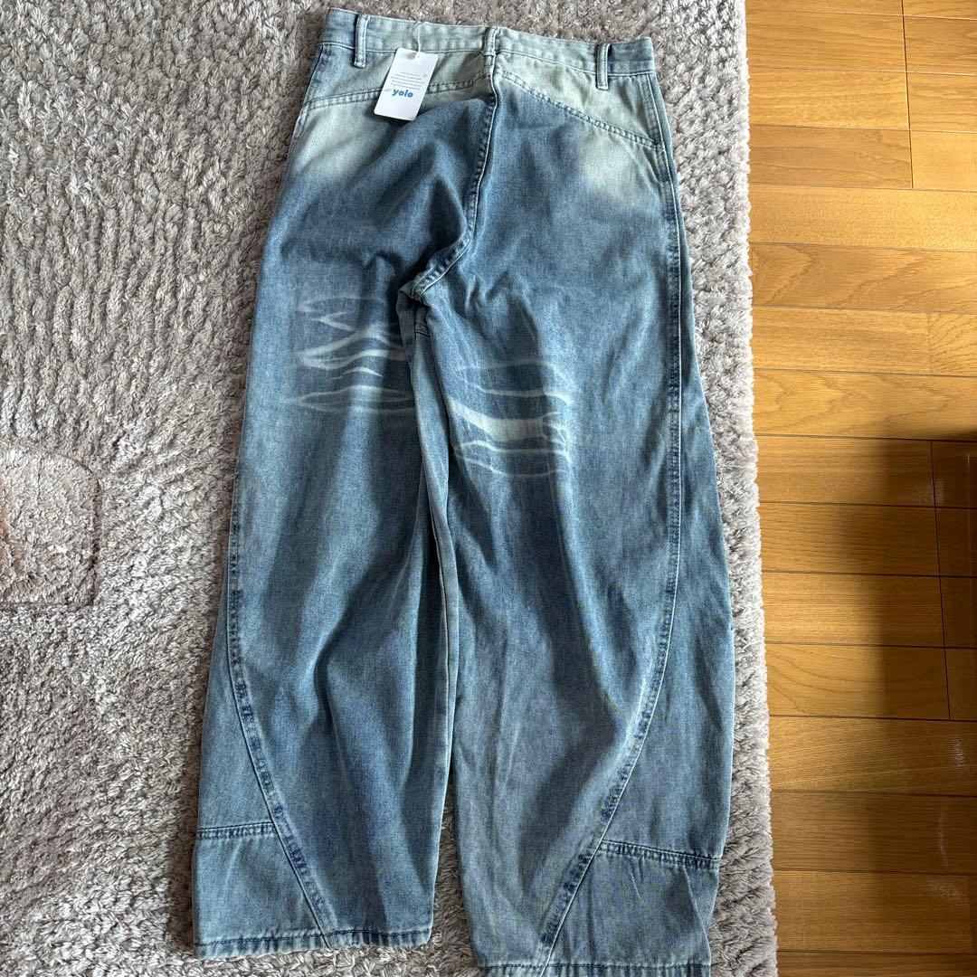 YOLO新品バルーンデニムパンツ　サイズM