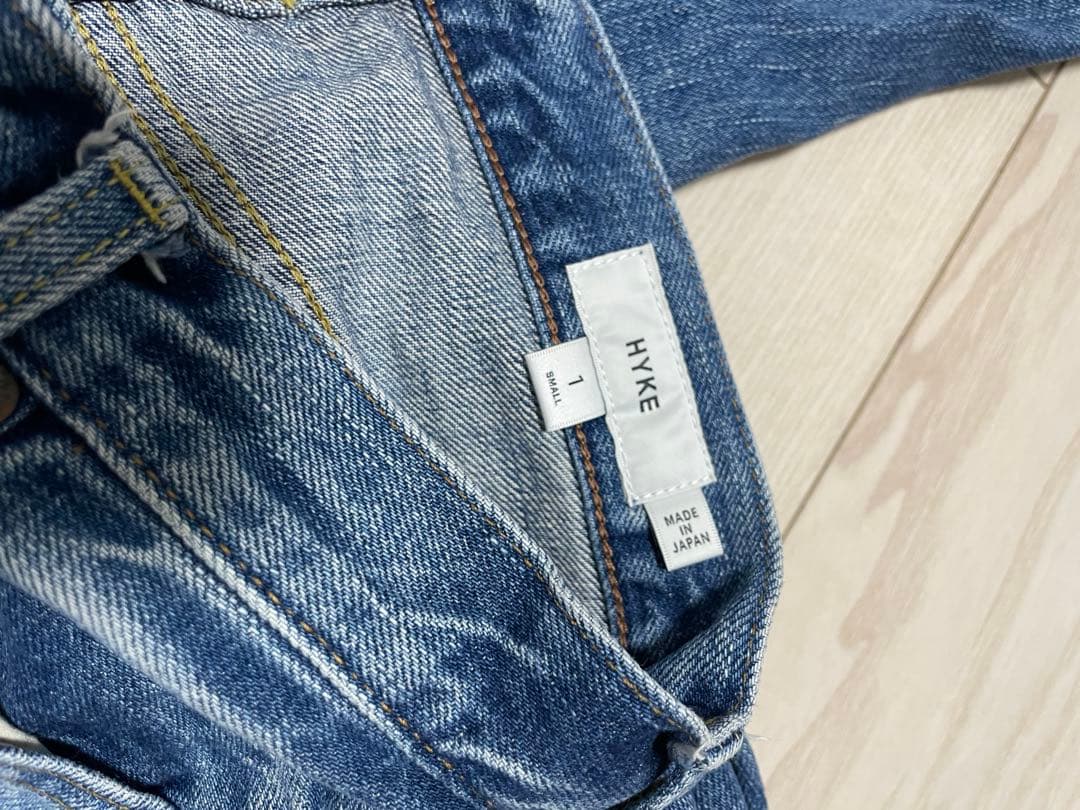hyke ハイク　バレルレッグ　デニム　ジーンズ　1