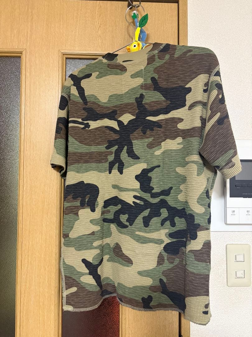Stussy 迷彩柄 サーマルTシャツ