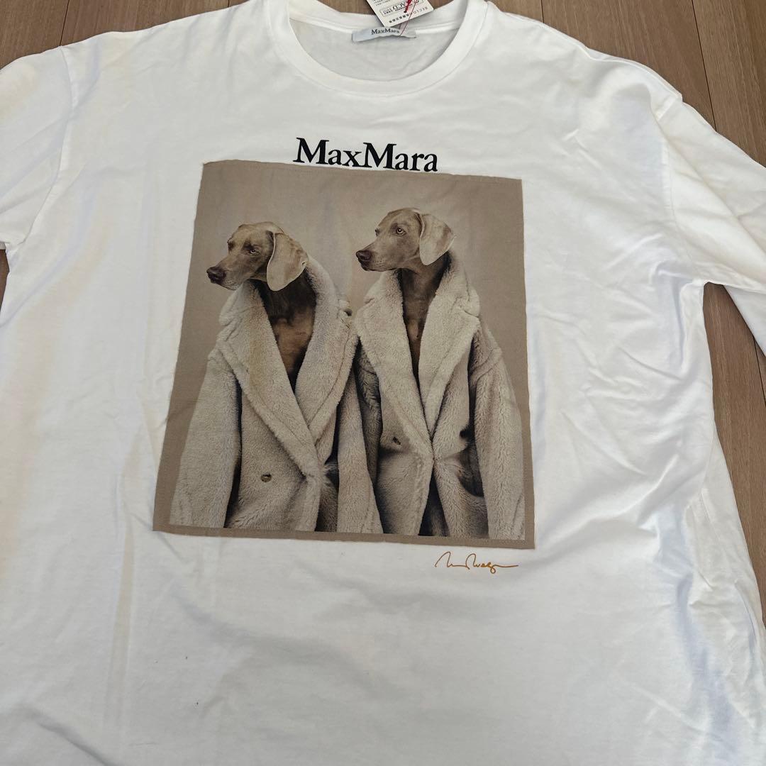 MaxMara 犬プリント Tシャツ 新品