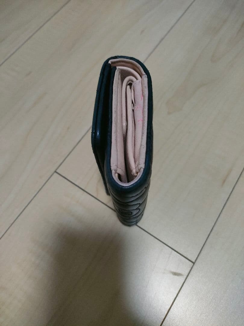 【ブランドMATU】CHANEL カメリア 三つ折財布