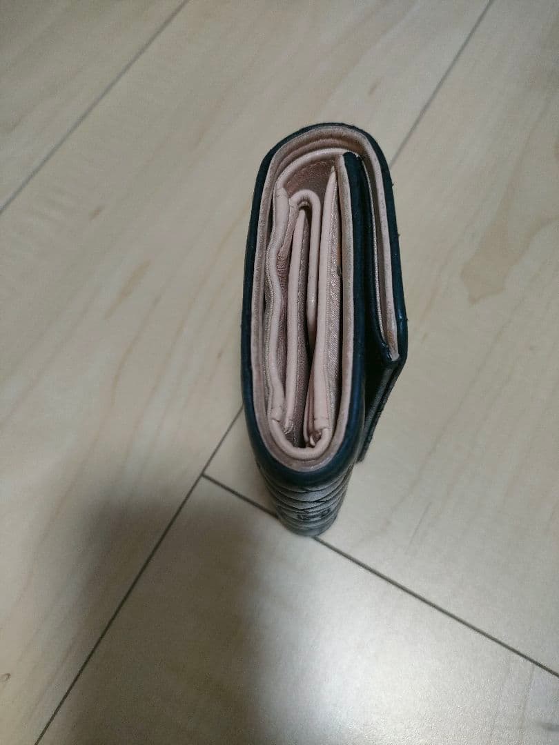 【ブランドMATU】CHANEL カメリア 三つ折財布