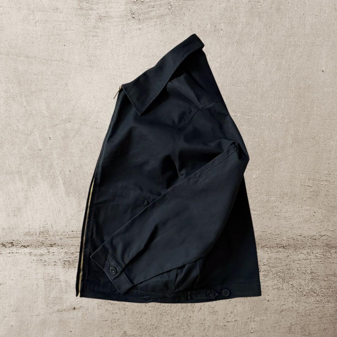 人気Dickiesディッキーズアイゼンハワージャケットワークジャケット短丈黒M