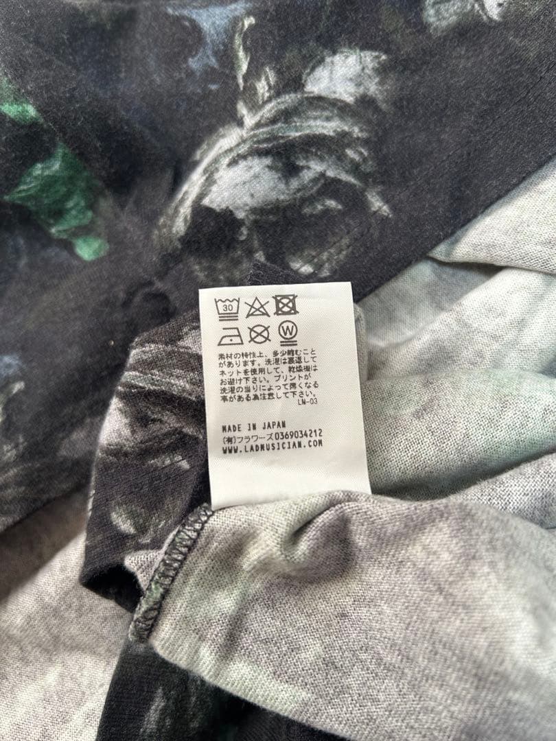 LAD MUSICIAN ラッドミュージシャン 花柄 Tee