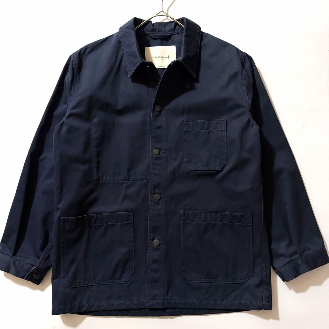 白タグ✨️42 マッキントッシュ フィールドジャケット カバーオール ネイビー