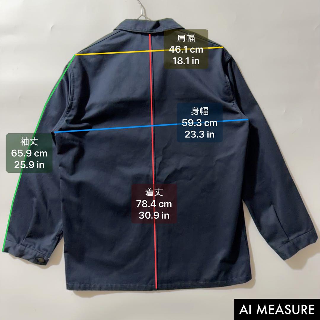 白タグ✨️42 マッキントッシュ フィールドジャケット カバーオール ネイビー
