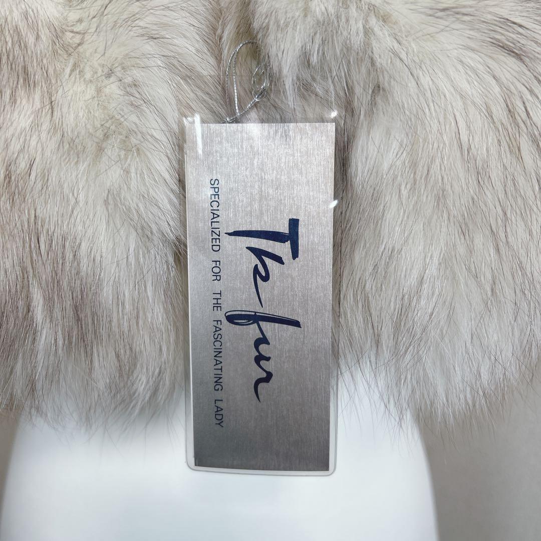 ✨新品未使用✨　サガフォックス　毛皮　銀サガ　ショール　マフラー　成人式　振袖