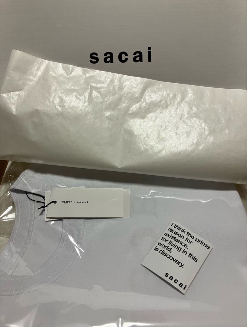 sacai × WTAPS 25SS Print T-Shirt 白 サイズ１