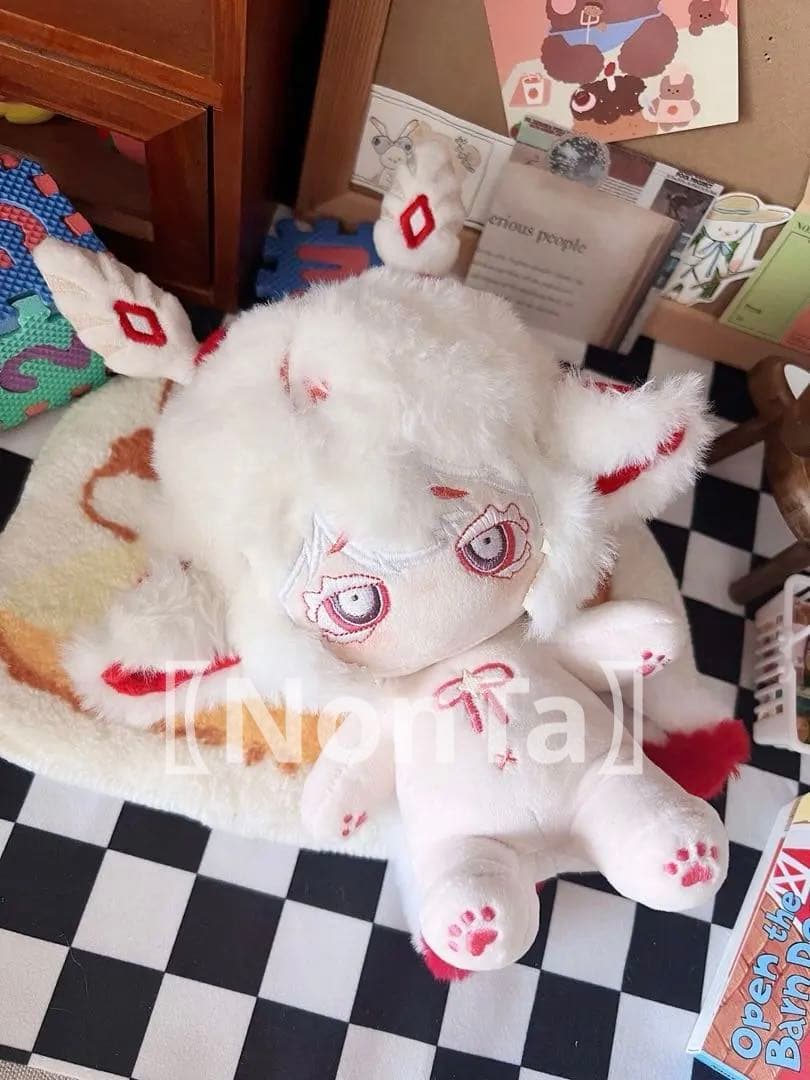 現品【20cm本体】ぬいぐるみ 無属性 蛾ちゃん フルメイク済