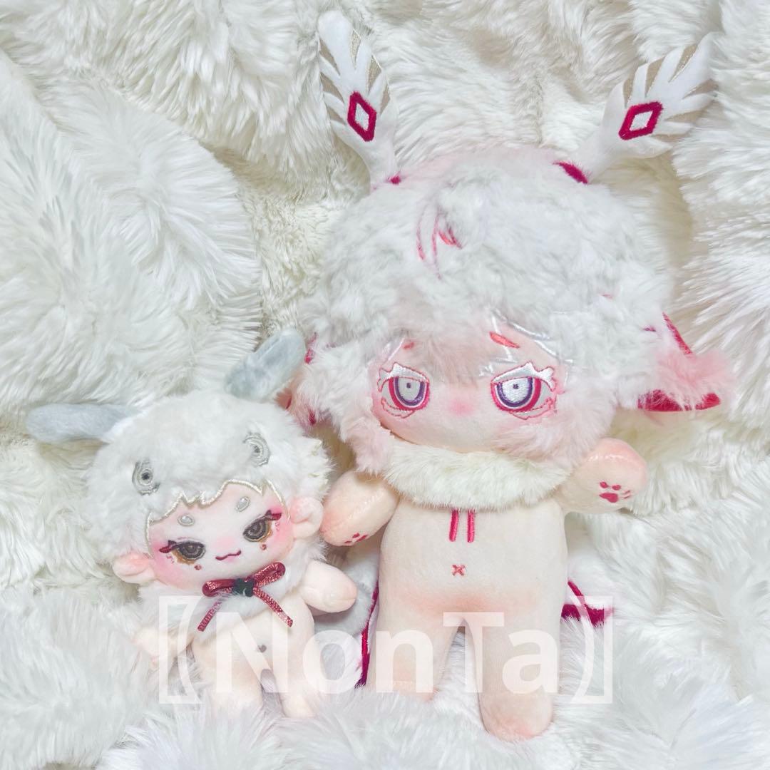 現品【20cm本体】ぬいぐるみ 無属性 蛾ちゃん フルメイク済