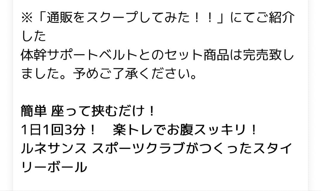ルネサンス スポーツクラブがつくったスタイリーボール