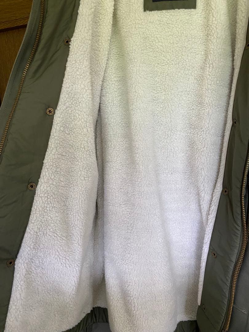 ☆3way☆LACOSTE モッズコート ボア ライナー単独使用可 オリーブ