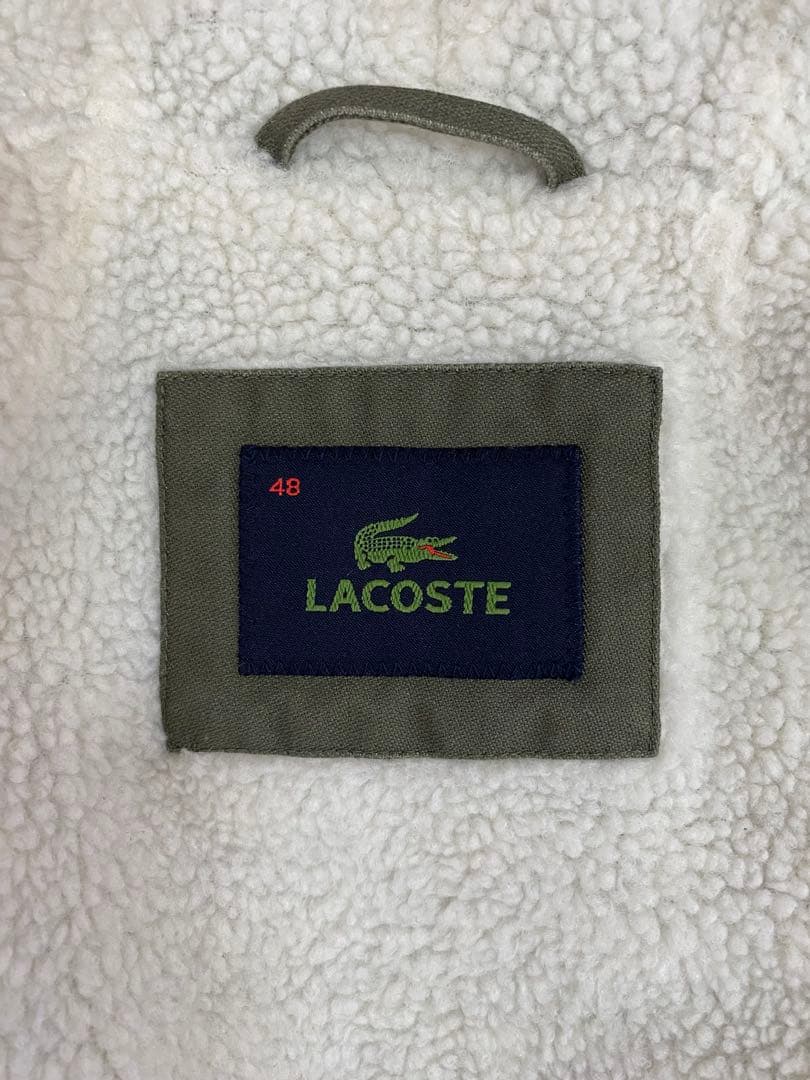 ☆3way☆LACOSTE モッズコート ボア ライナー単独使用可 オリーブ