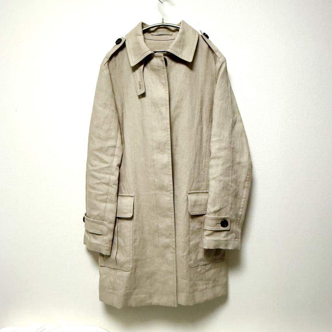 BURBERRY 麻 コート 三陽商会 38