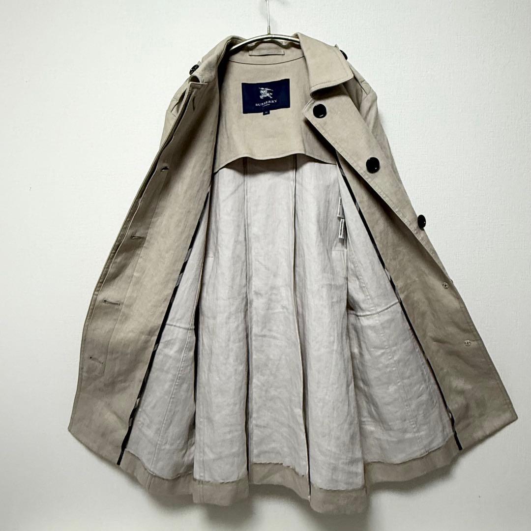 BURBERRY 麻 コート 三陽商会 38
