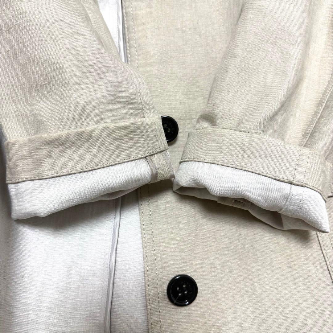 BURBERRY 麻 コート 三陽商会 38