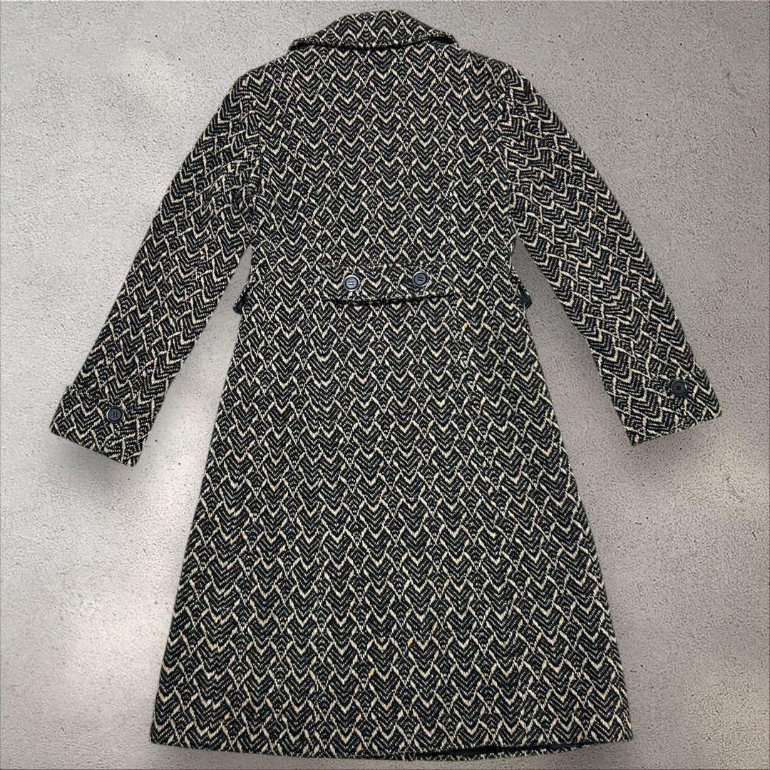 MaxMara WEEKEND ロングコート チェスターダブル　総柄 40
