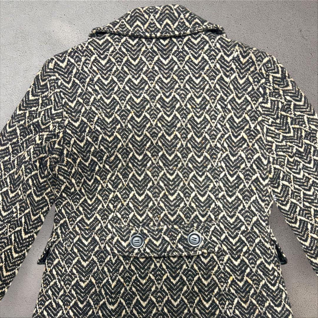 MaxMara WEEKEND ロングコート チェスターダブル　総柄 40