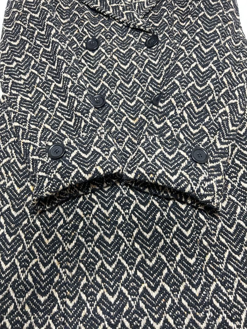 MaxMara WEEKEND ロングコート チェスターダブル　総柄 40