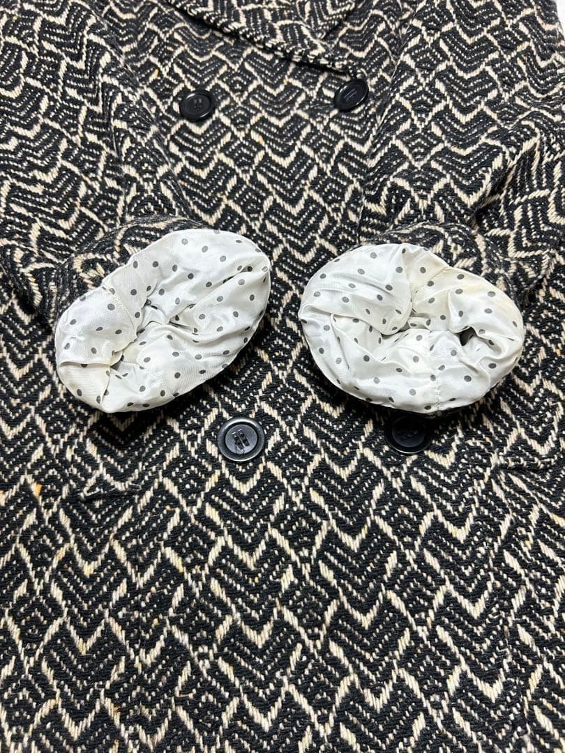 MaxMara WEEKEND ロングコート チェスターダブル　総柄 40