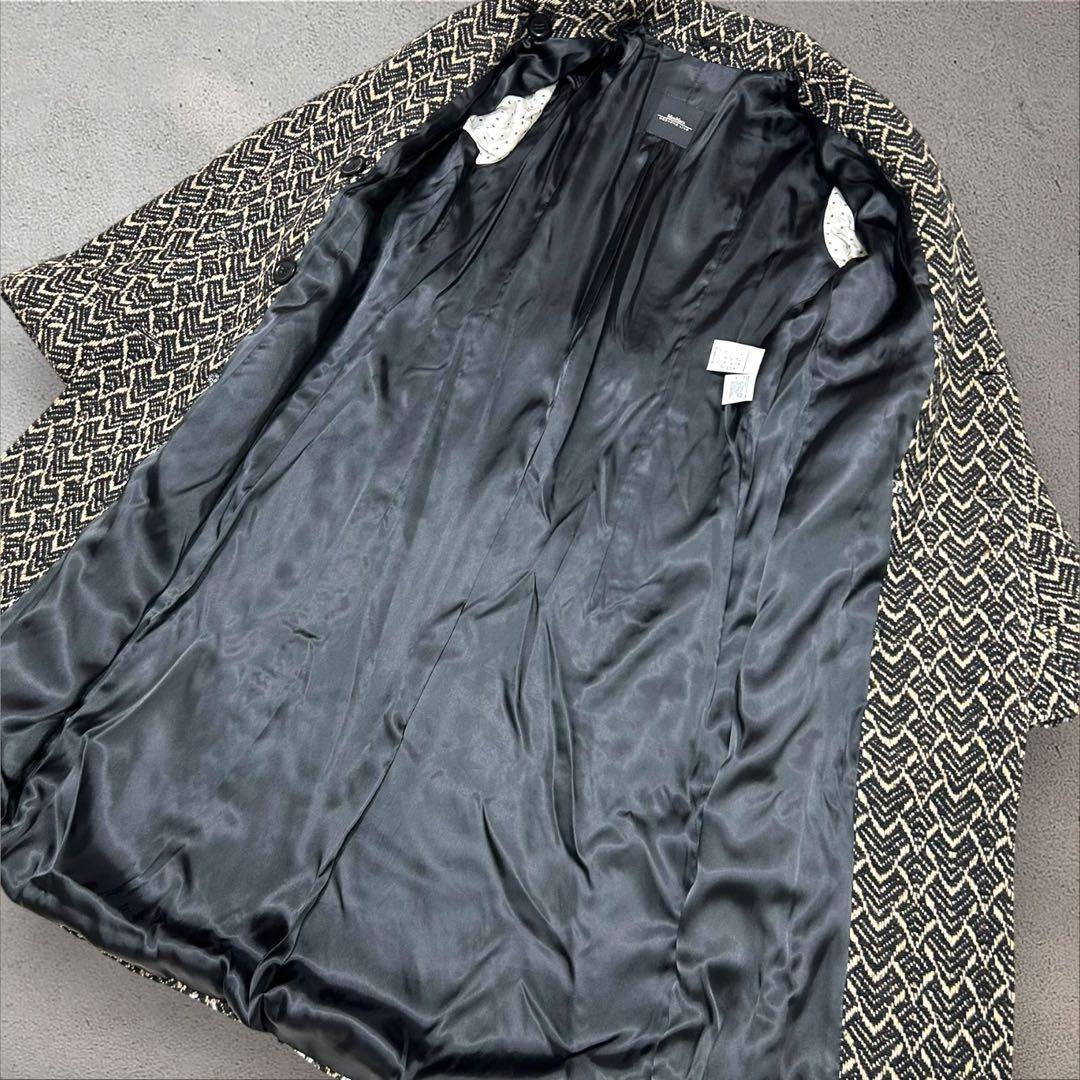MaxMara WEEKEND ロングコート チェスターダブル　総柄 40