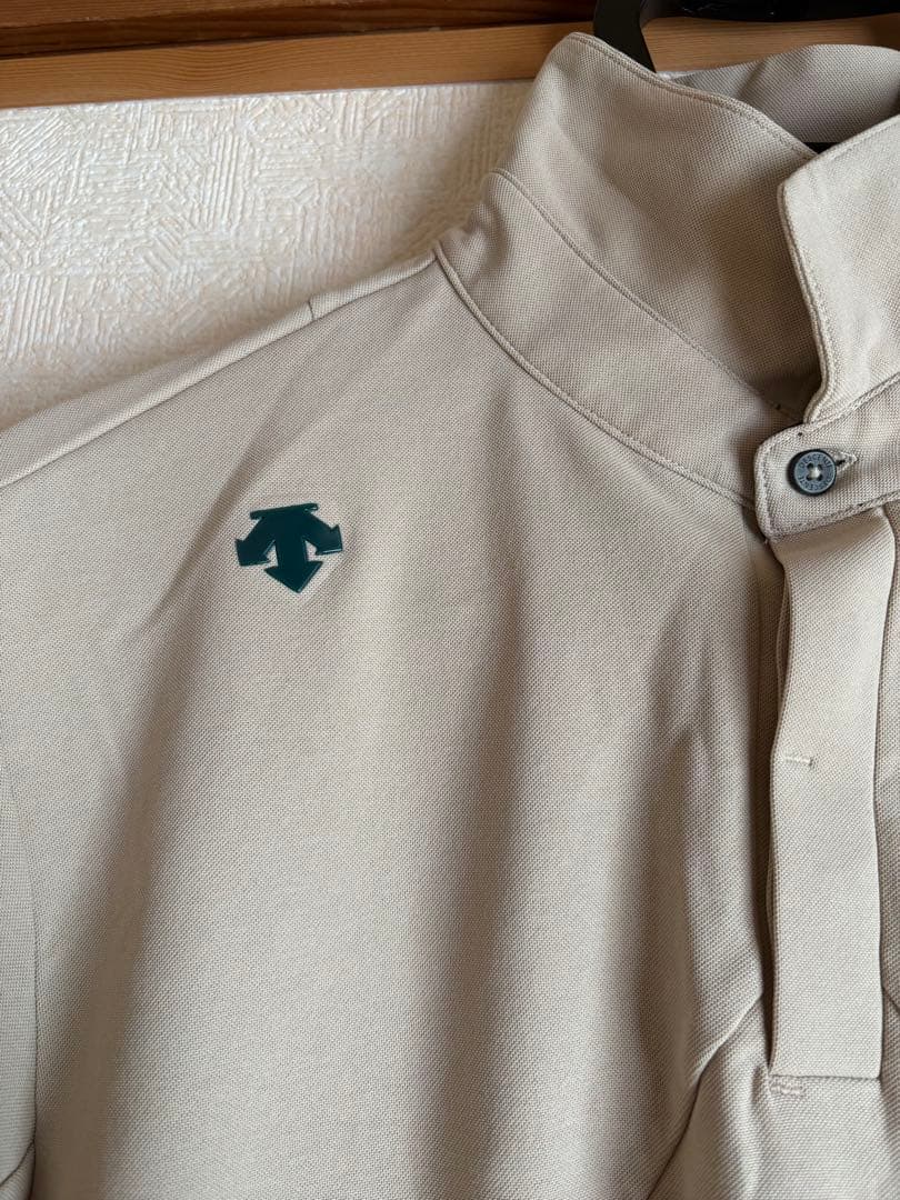 ☆デサントゴルフ DESCENTE GOLF☆メンズ ポロシャツ ベージュ XL