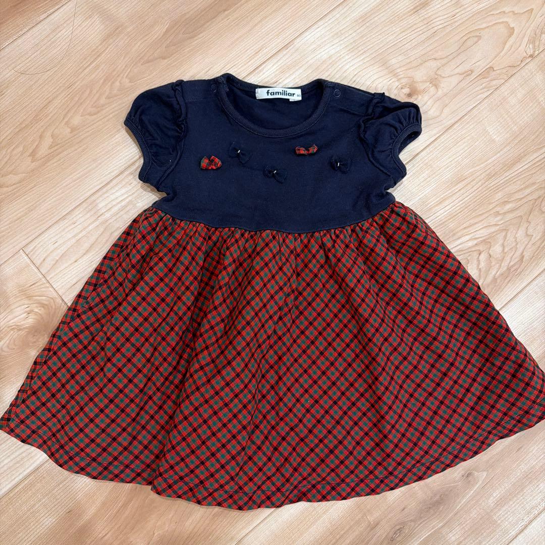 familiar 80cm 春夏ワンピースセット
