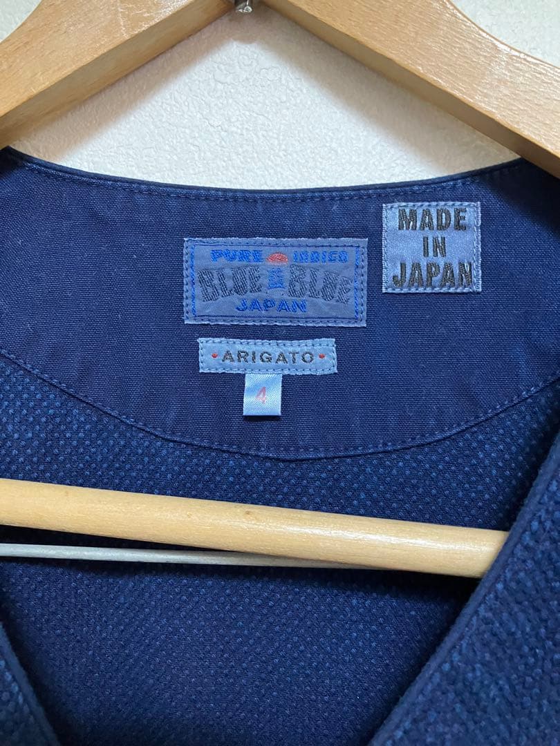 【希少サイズ4】BLUE BLUE JAPAN ベスト